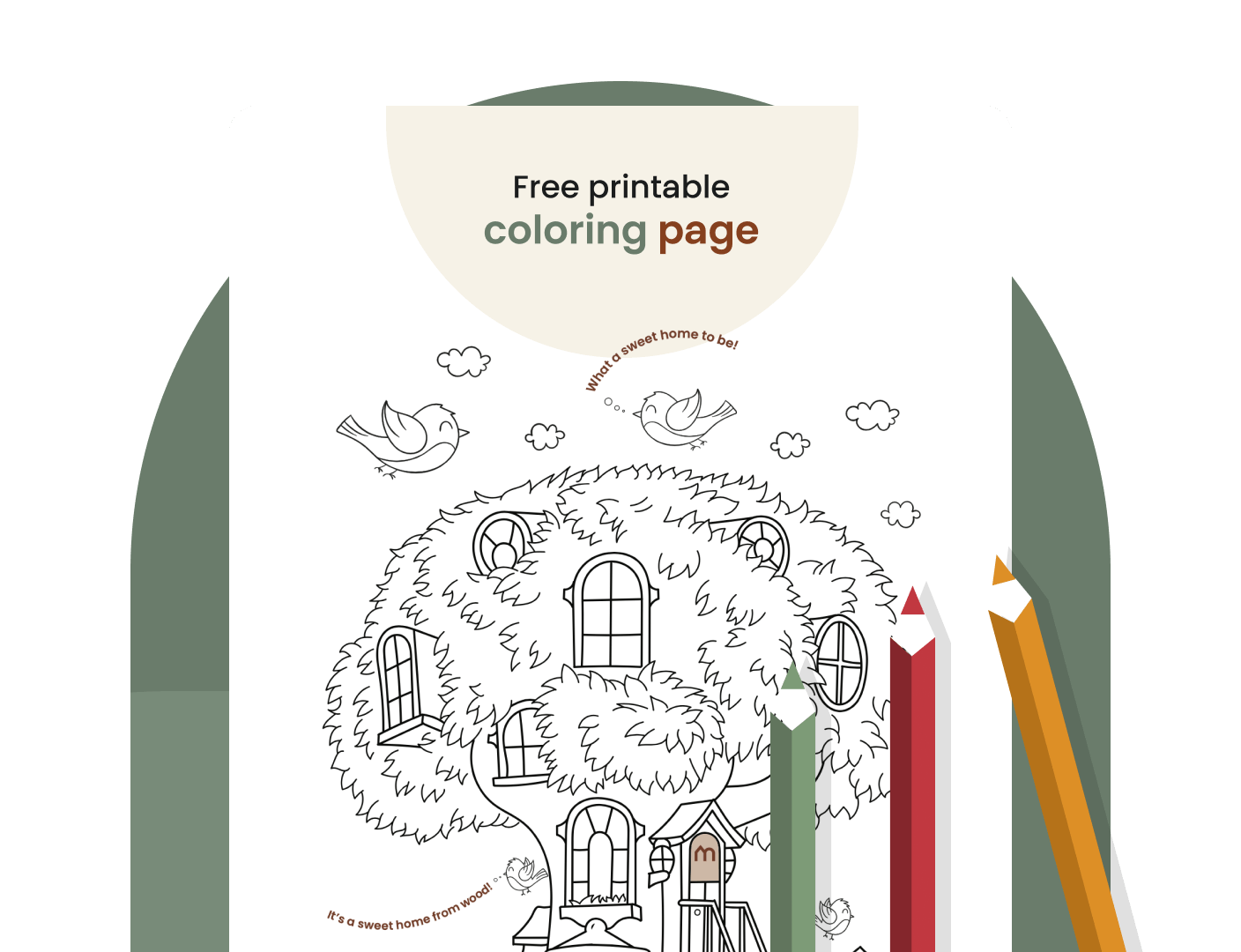 Subscribe and get free printable coloring page in your email