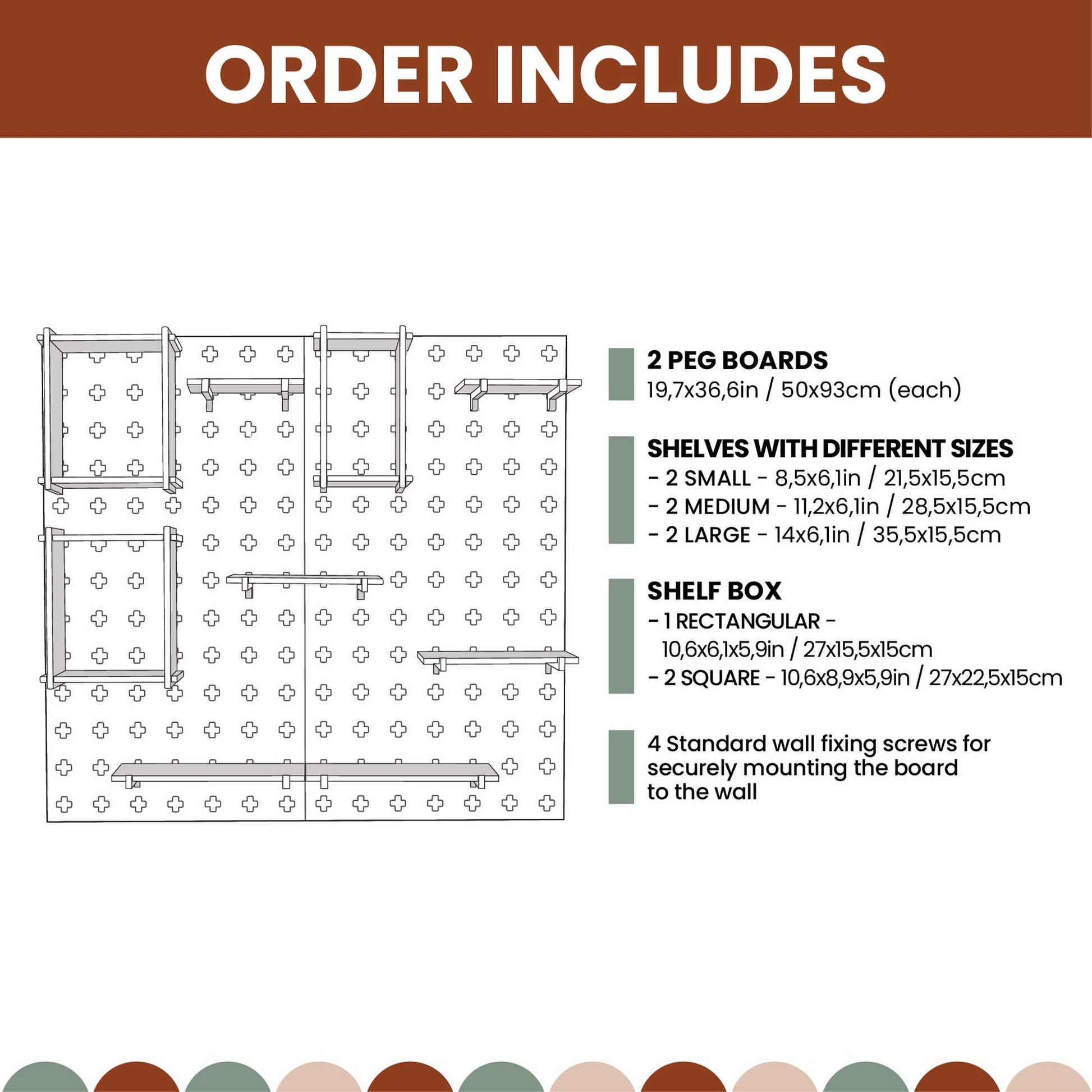 Large Pegboard Display Stand – Sweet HOME from wood large-pegboard-display-stand-sweet-home-from-wood