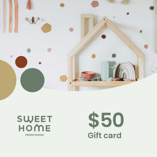 Gift card featuring a $50 USD value, ready for purchase or gifting.