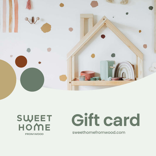 Customizable gift card with options for $50, $100, $150, and $200, suitable for purchase or gifting.