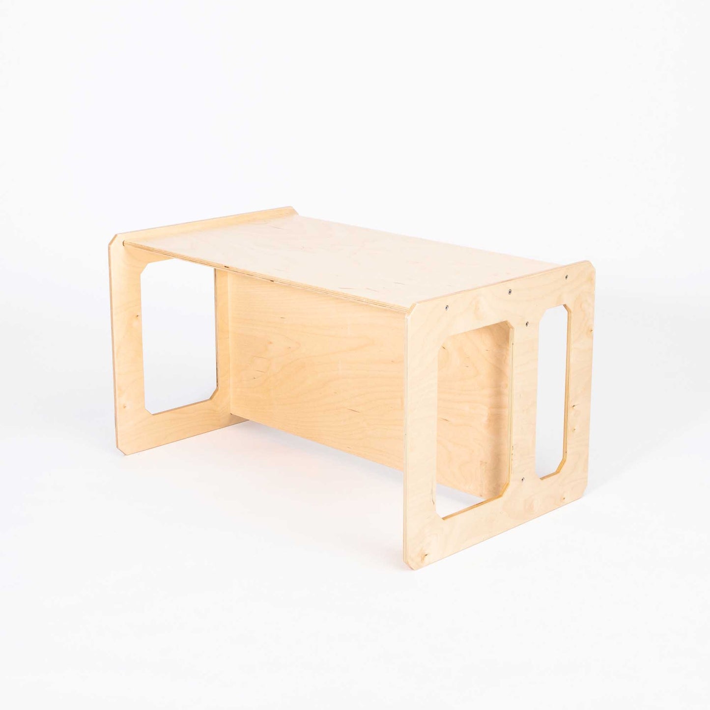 A Montessori weaning table from Sweet Home From Wood on a white background.